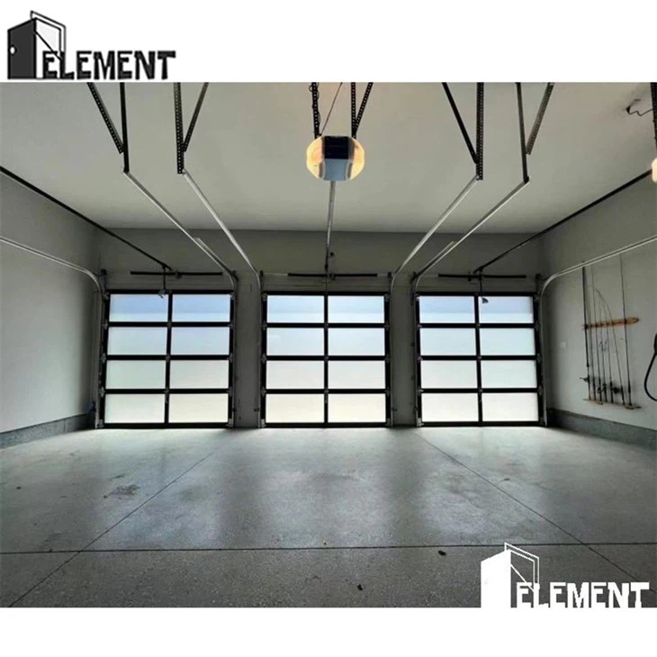 glass sectional garage door (4)